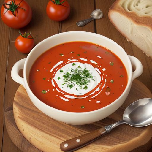 Creamy Tomato and Beef Soup